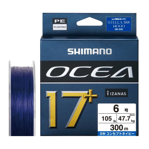 Плетеный шнур Shimano Ocea 17+ PE #8 300m NAVY