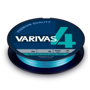 Плетеный шнур Varivas 4 Water Blue #1.5 150м