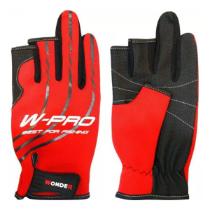 Перчатки без трех пальцев Wonder W-PRO Red XXL