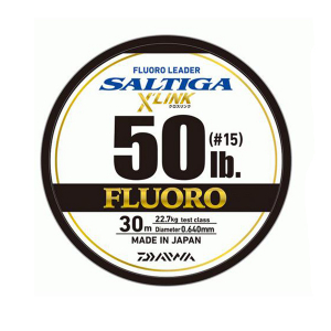 Леска Daiwa Saltiga X Link Fluorocarbon 30m 70Lb